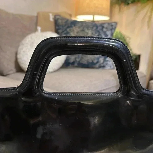 Salvatore Ferragamo Wanda Top Handle Luxury Blk Leather Designer Handbag - Picture 7 of 16